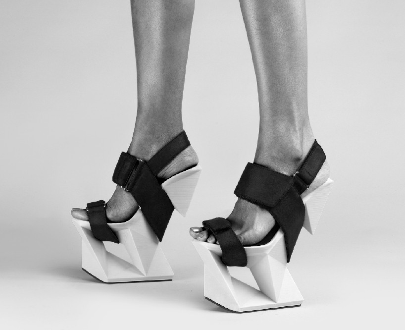 United Nude D Prints High Heels Resembling An Ice Block