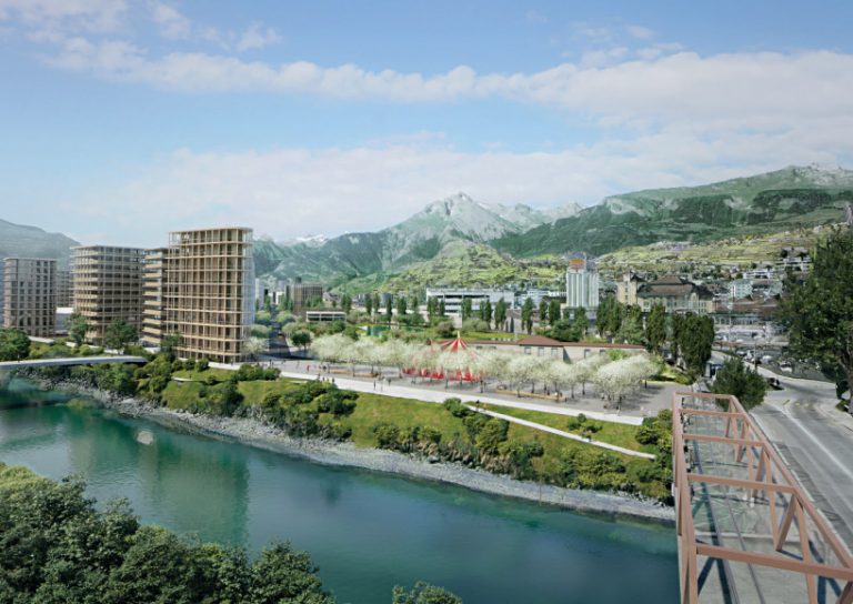 Herzog De Meuron Masterplans Sion S Ronquoz District