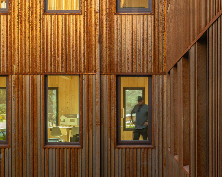 All Wood Mass Timber Building In Portland Oregon Is Wrapped In A Steel