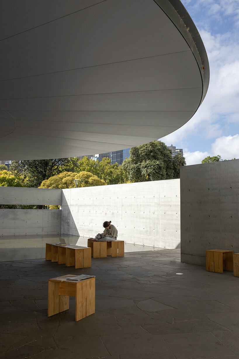 Explore Tadao Ando S Mpavilion In Melbourne Through The Lens Of