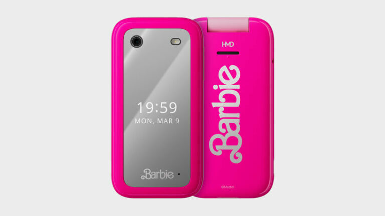 The Official Barbie Flip Phone Is Here HMD And Mattel Launch Retro