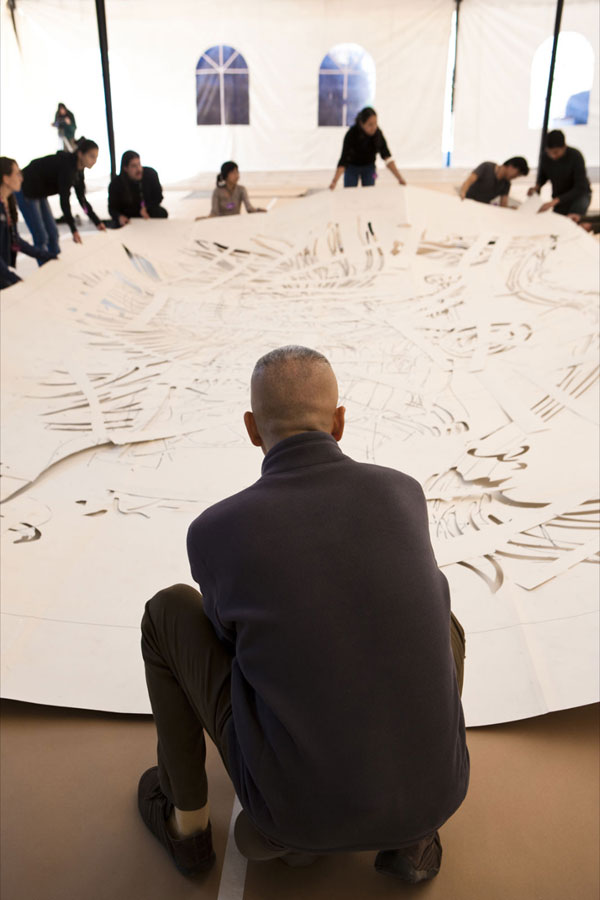 cai guo qiang: sunshine and solitude at MUAC, mexico city