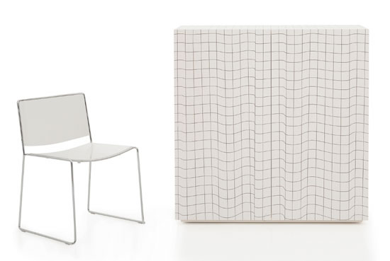 front: black & white collection for porro at milan design week 09