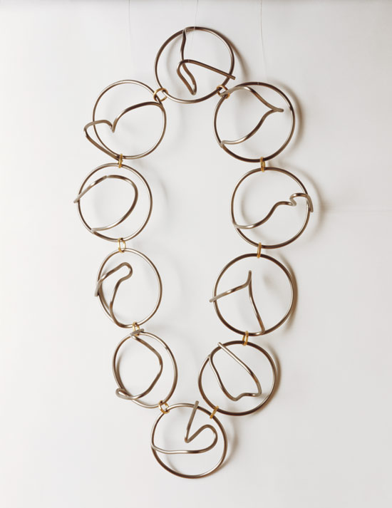 dorothea pruhl: 'necklaces' exhibition at the international design museum, munich