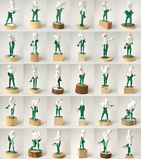 soldier ghosts by artist kaneuji teppei, exhibition at the yokohama museum of art