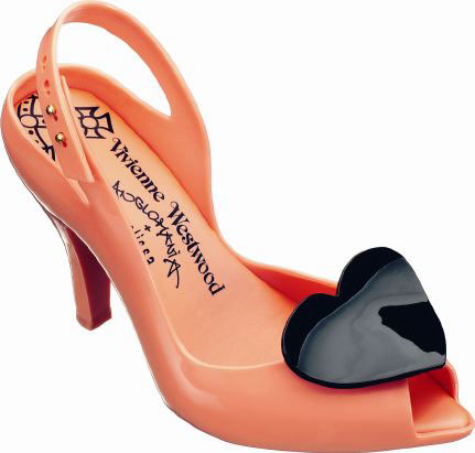 Posters Globe Destructive anglomania plastic shoes by vivienne westwood for melissa