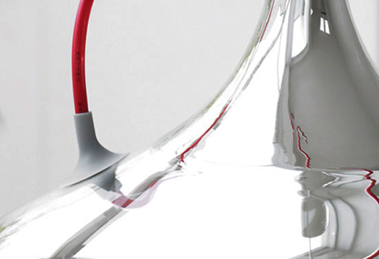 ross lovegrove 'andromeda', 'rorrim'and 'kurage' lamps at milan design week 09