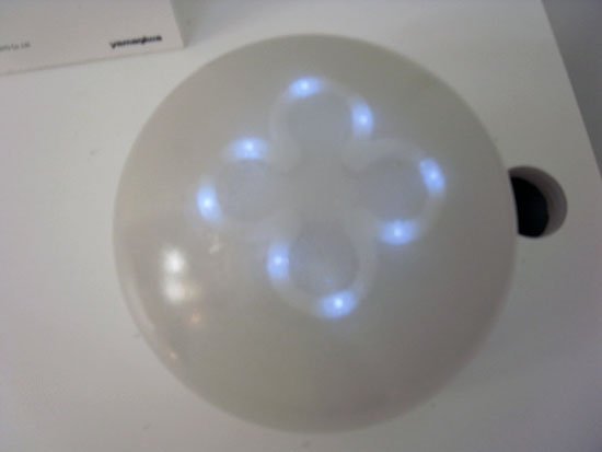 ross lovegrove 'andromeda', 'rorrim'and 'kurage' lamps at milan design week 09