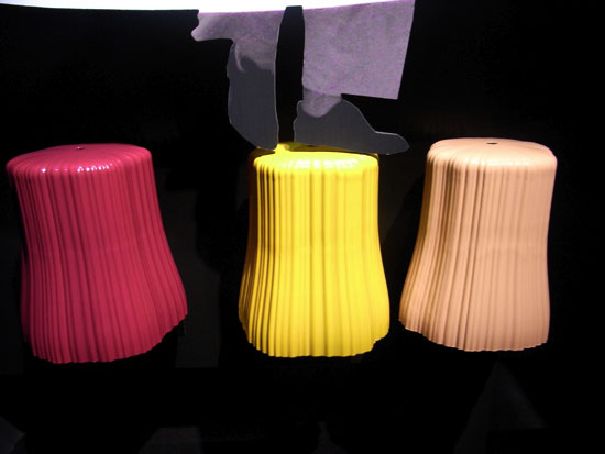 'frilly' stool by patricia urquiola for kartell at milan design week 09