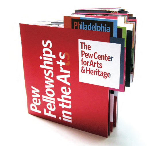 the pew center for arts & heritage identity by johnson banks