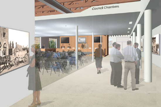 merzproject: st. johns city hall, arizona