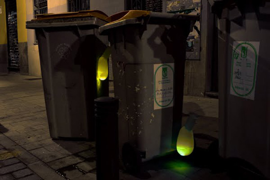'public toilets' by luzinterruptus
