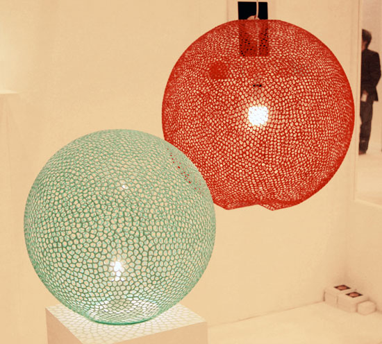 yura kim: bubblecandy lights at 100% design london