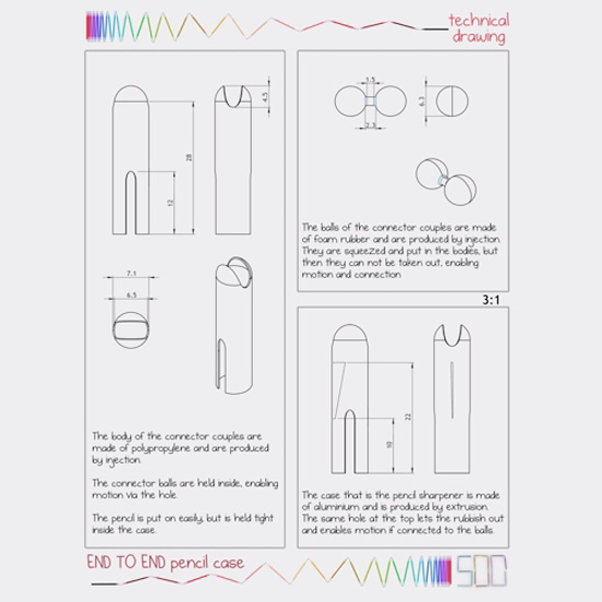 cansu akarsu: end to end pencil case for felissimo and social designer