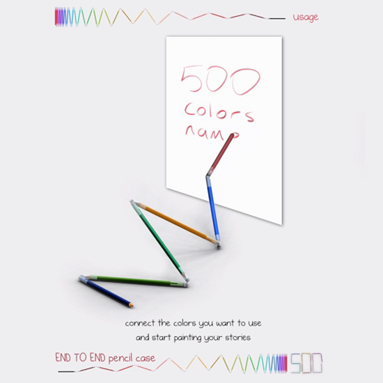 felissimo's 500 colored pencil set for social designer