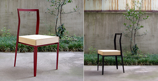 jin kuramoto: life chair and rock vases