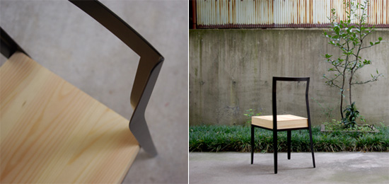 jin kuramoto: life chair and rock vases