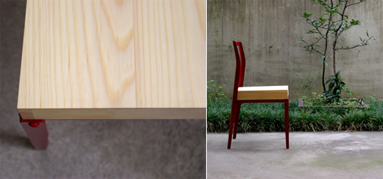 jin kuramoto: life chair and rock vases
