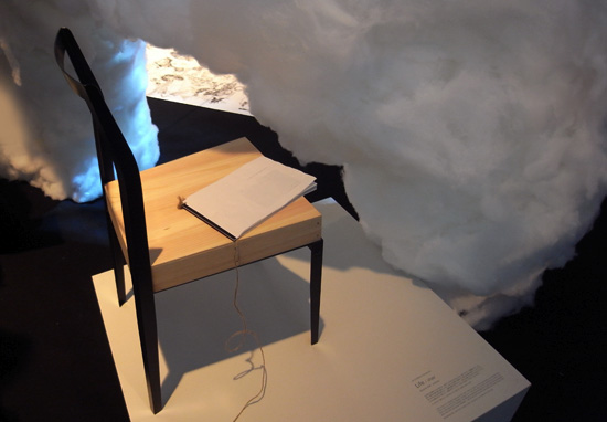 jin kuramoto: life chair and rock vases