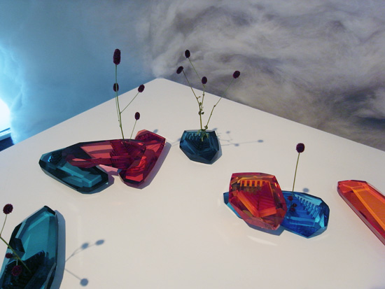 jin kuramoto: life chair and rock vases