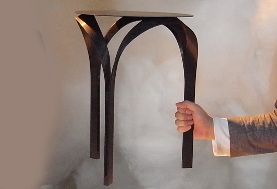 'trio' stool by mile project