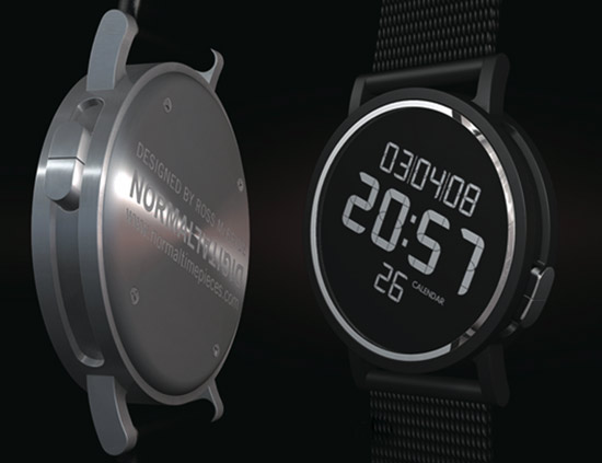 digital watch design