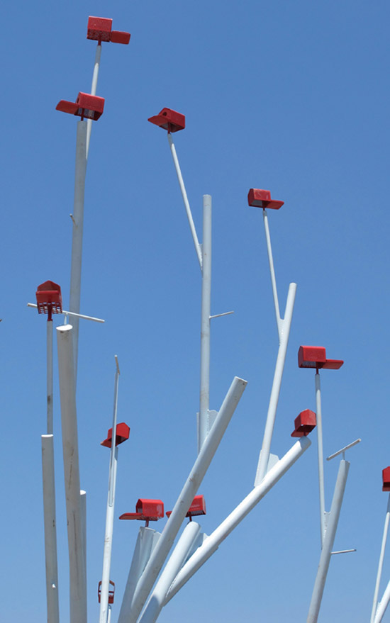 emilio marin and claudio magrini: modular tree installation