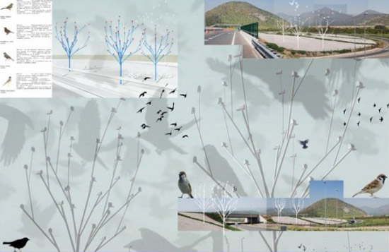 emilio marin and claudio magrini: modular tree installation