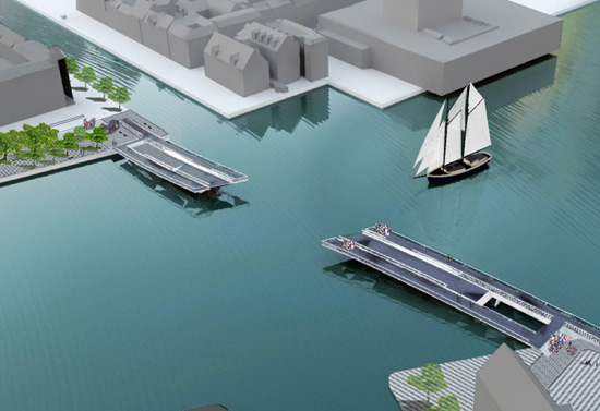 studio bednarski wins competition to design new opening bridge in copenhagen