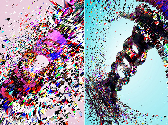 karsten schmidt digital identity for decode exhibition at victoria and albert museum