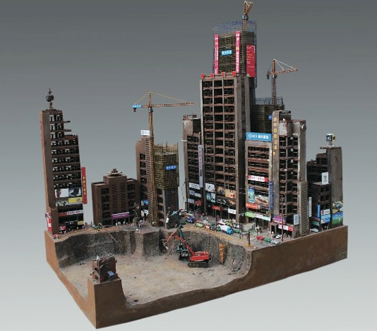 demolition relocation by liu xiaoliang at shenzhen hong kong biennale 09