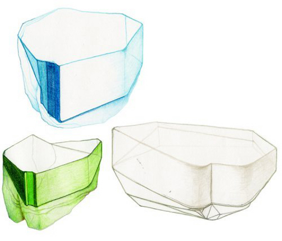 design sketches on show in paris