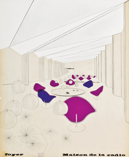 design sketches on show in paris