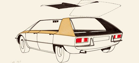 design sketches on show in paris