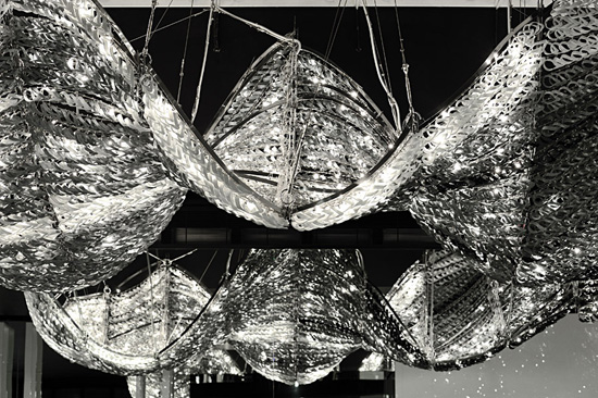 michela vianello and karim rashid: fluxus   a fabric of glass