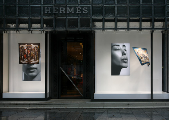 tokujin yoshioka: Maison Hermès window display