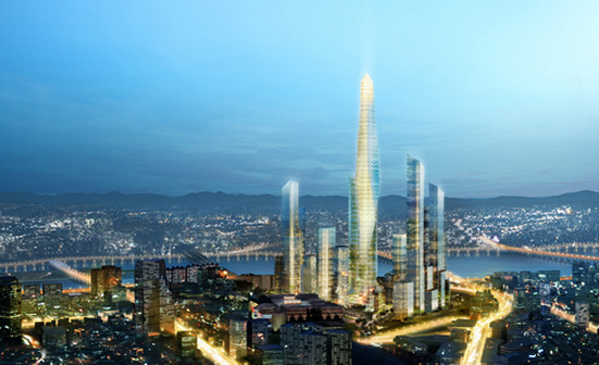daniel libeskind: dream hub yongsan IBD masterplan   archipelago 21