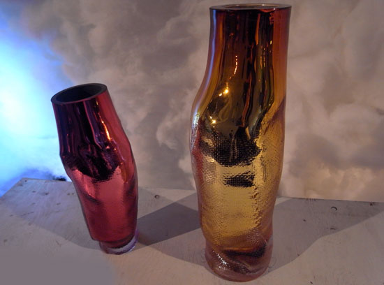 mesh vases by werner aisslinger