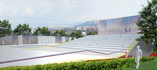 nabito architects: theater complex, frosinone, italy
