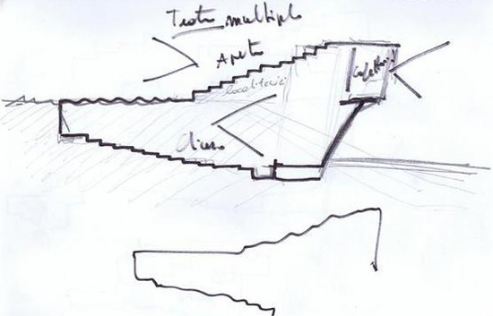 nabito architects: theater complex, frosinone, italy