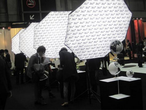 nendo: exhibition design for 361 degrees