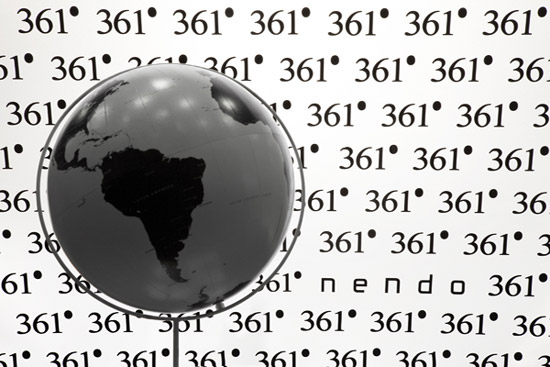 nendo: exhibition design for 361 degrees