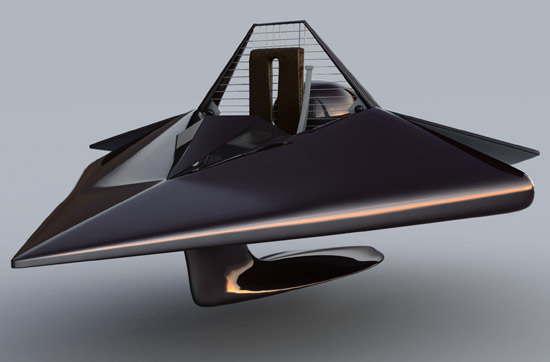 aguila design: 'breaking' marine vehicle