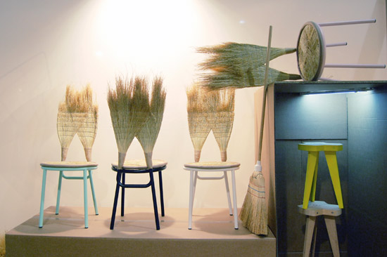 broom chair by giorgio biscaro