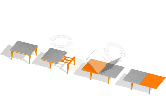 paul coudamy: table diptere