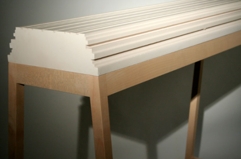 studio glithero: bench mould furniture