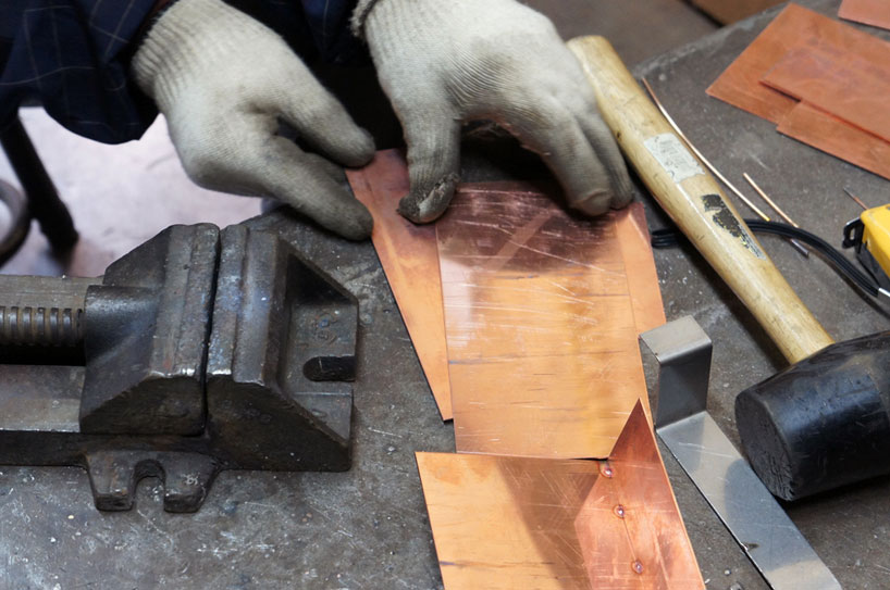 kwangho lee: enameled skin   copper series