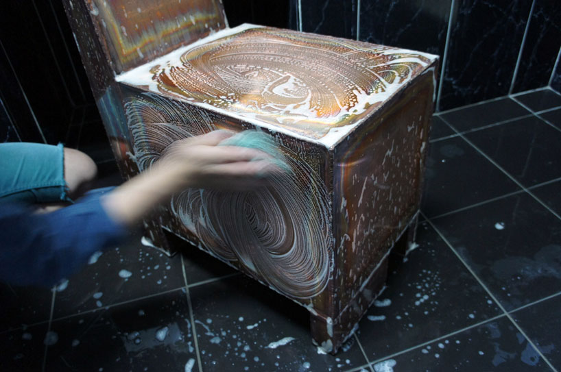 kwangho lee: enameled skin   copper series