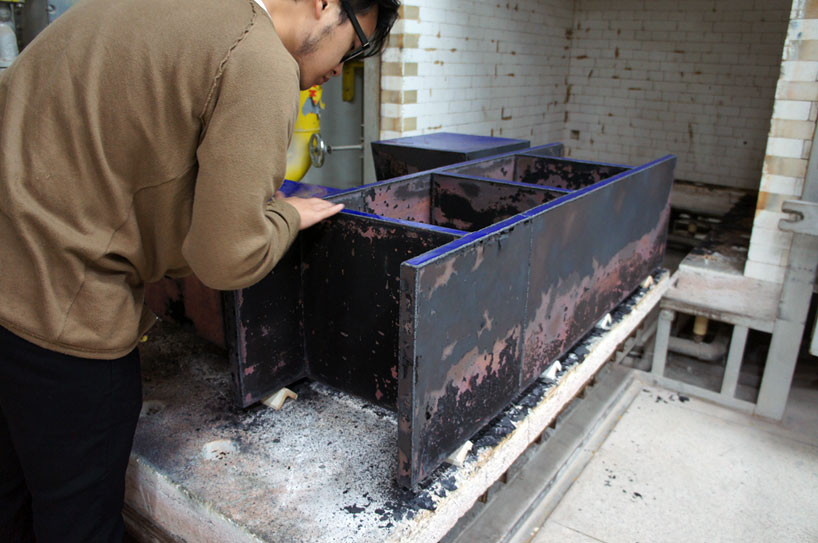 kwangho lee: enameled skin   copper series