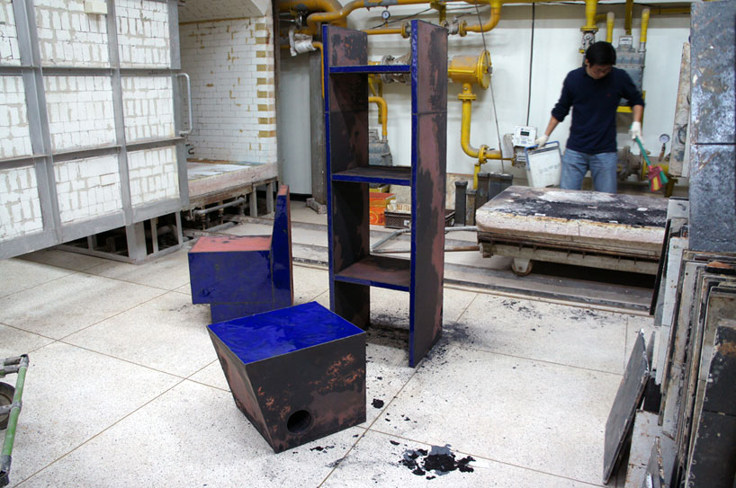 kwangho lee: enameled skin   copper series